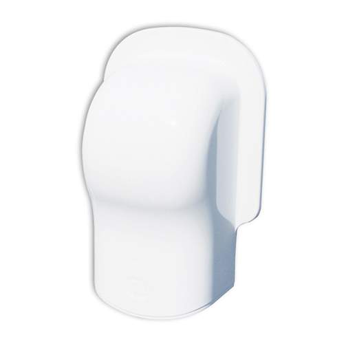 Airco goot Tecnosystemi Optima muur afdekkap TM75 RAL9010 - 99TS1204