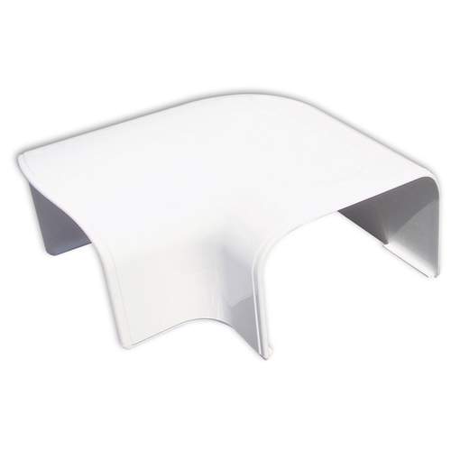 Airco goot Tecnosystemi Optima platte bocht 90° CP75 RAL9010 - 99TS1214