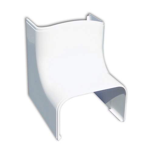 Tecnosystemi Optima binnen bocht 90° CAI75 Zuiverwit RAL9010 - 99TS1218