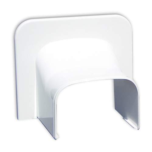 Tecnosystemi Optima plafond/wand eindstuk TA75 RAL9010 - 99TS1224
