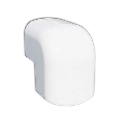 Tecnosystemi Optima buiten bocht 90° CAE75 RAL9010 - 99TS1228