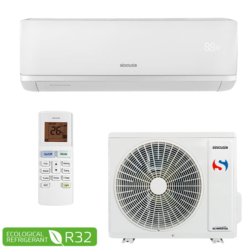 Sinclair Ray Set SIH-09BIR + SOH-09BIR 2,7/2,8kW met afstandsbediening - Single-Split Airco