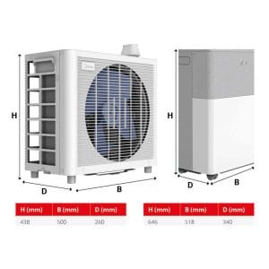 Midea PortaSplit mobiele split-airco voor koelen én verwarmen